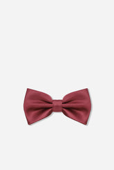 PAPILLON IN RASO TINTA UNITA BORDEAUX