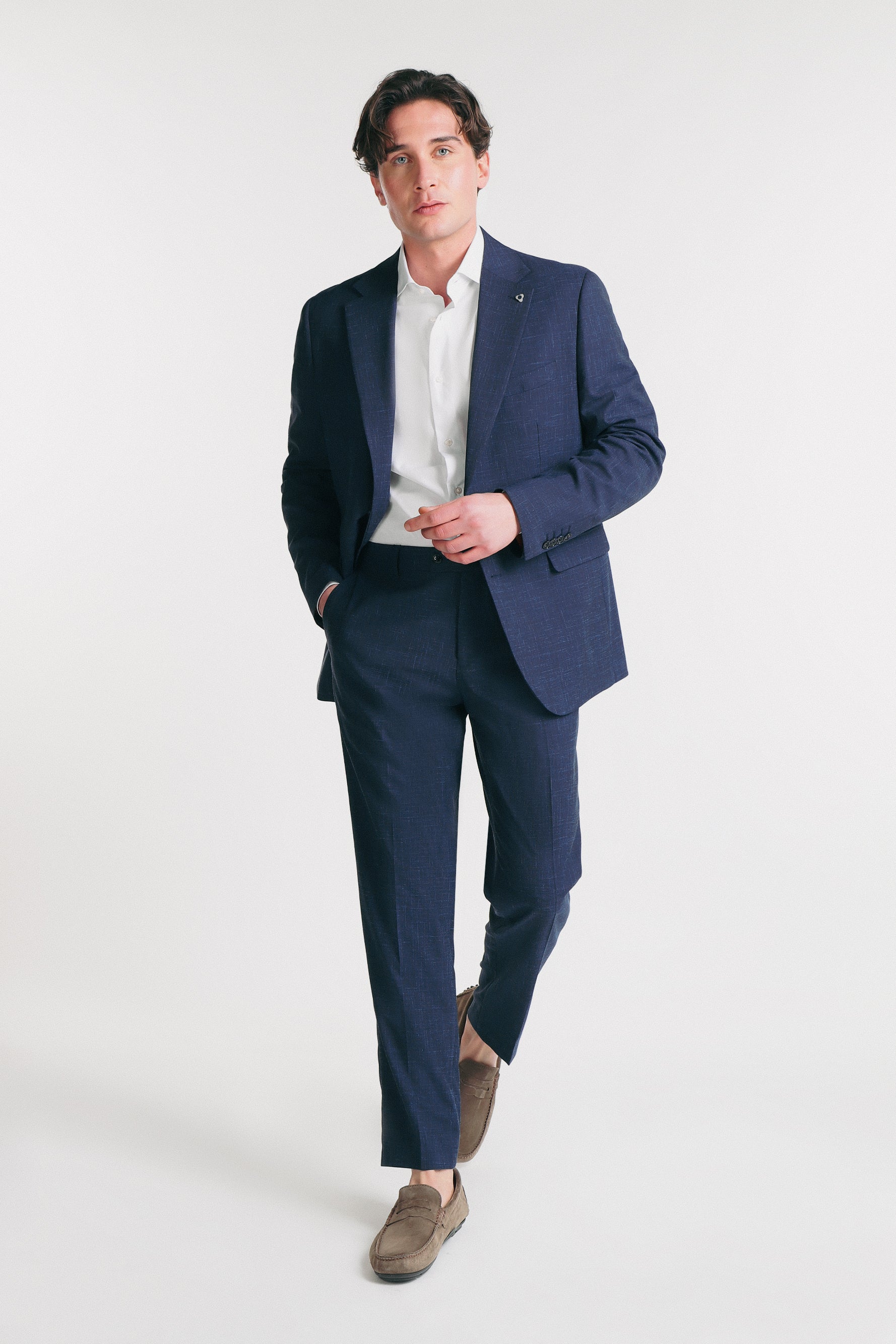 PANTALONI COMFORT FIT BLEU - Sonnybono
