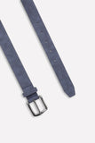CINTURA BASIC EFFETTO PELLE BLEU