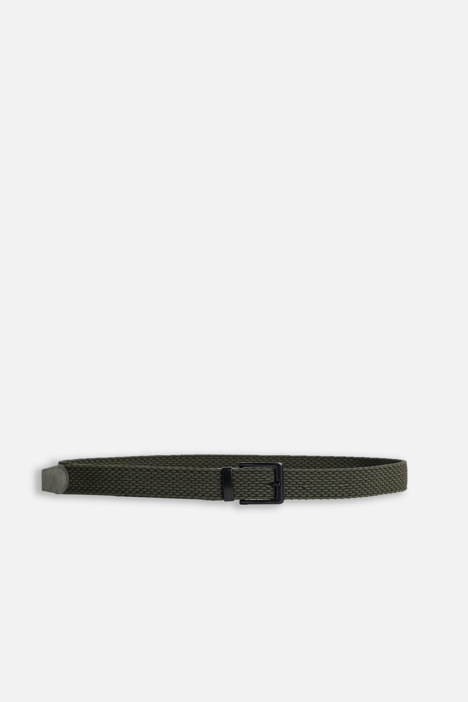 CINTURA CORDA ELASTICA VERDE MILITARE - Sonnybono