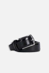 CINTURA EFFETTO NABUK NERO