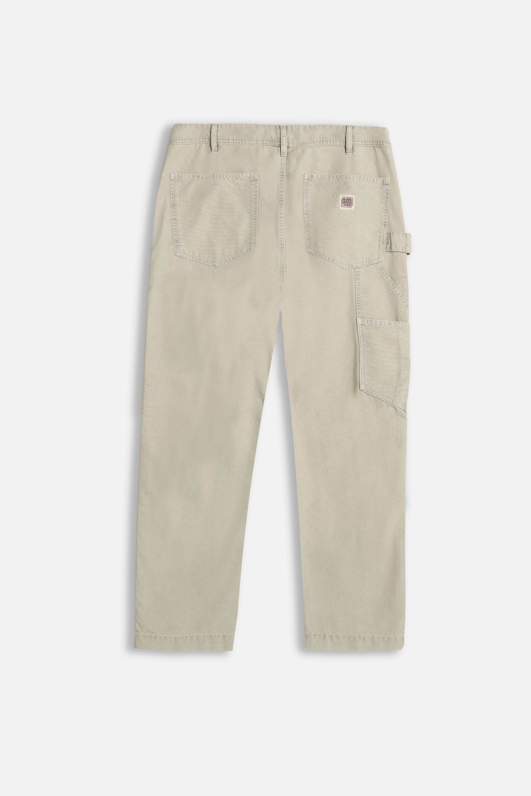 PANTALONI WORKER IN CANVAS SABBIA - Sonnybono