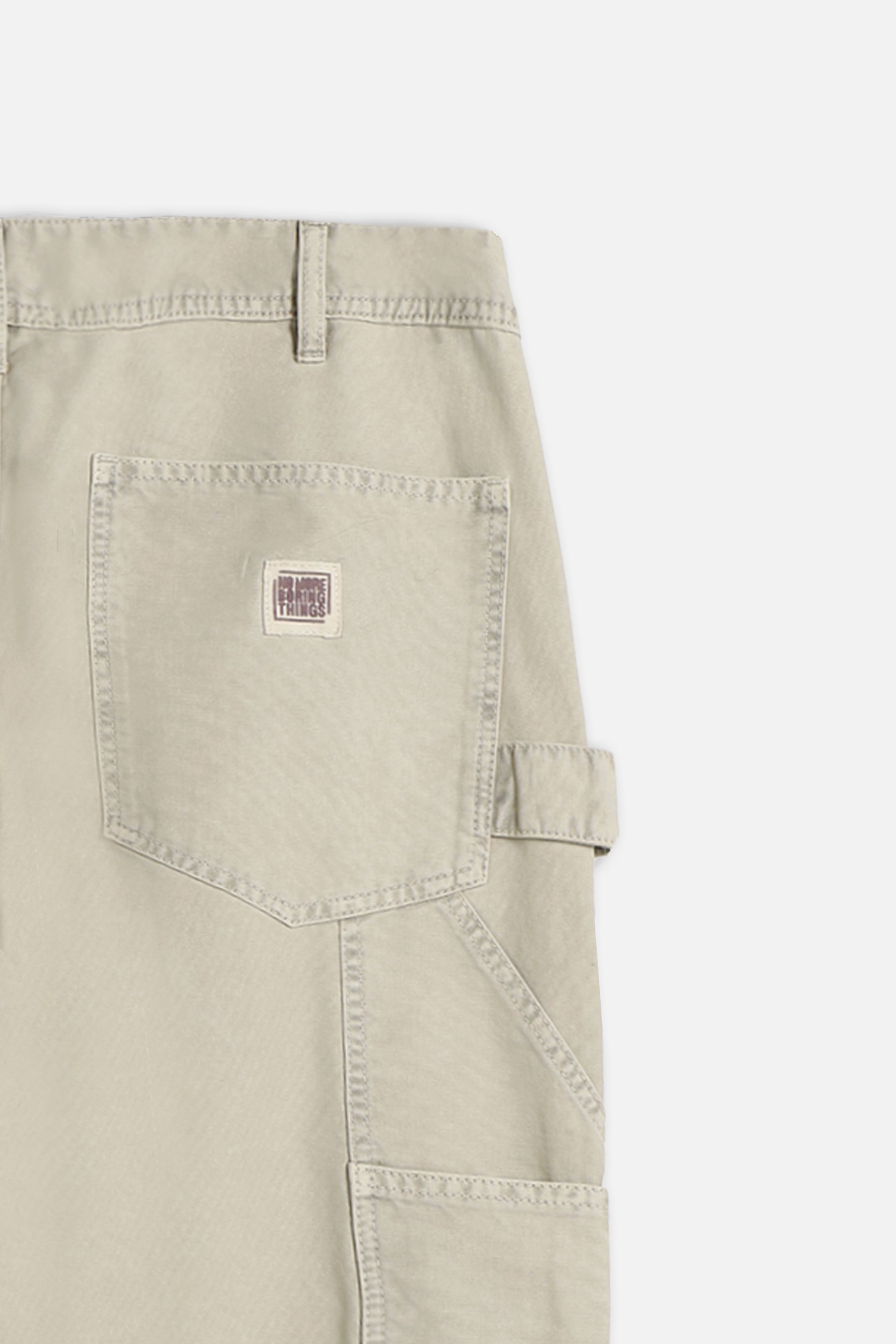 PANTALONI WORKER IN CANVAS SABBIA - Sonnybono
