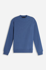FELPA GIROCOLLO BASIC COBALTO