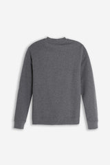 FELPA GIROCOLLO BASIC M G.SCURO