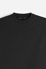FELPA GIROCOLLO BASIC NERO