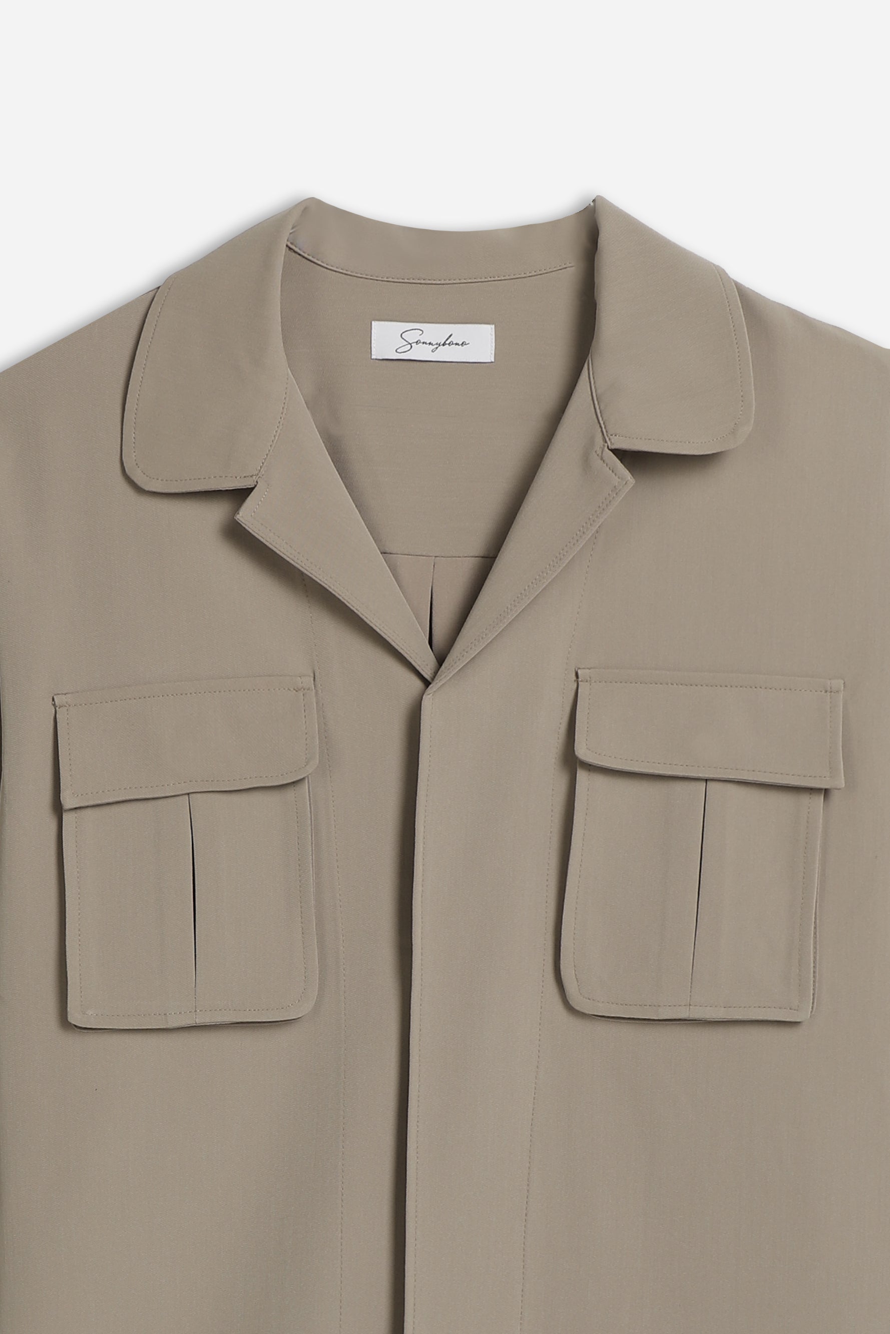 GIUBBOTTO OVERSHIRT SABBIA - Sonnybono