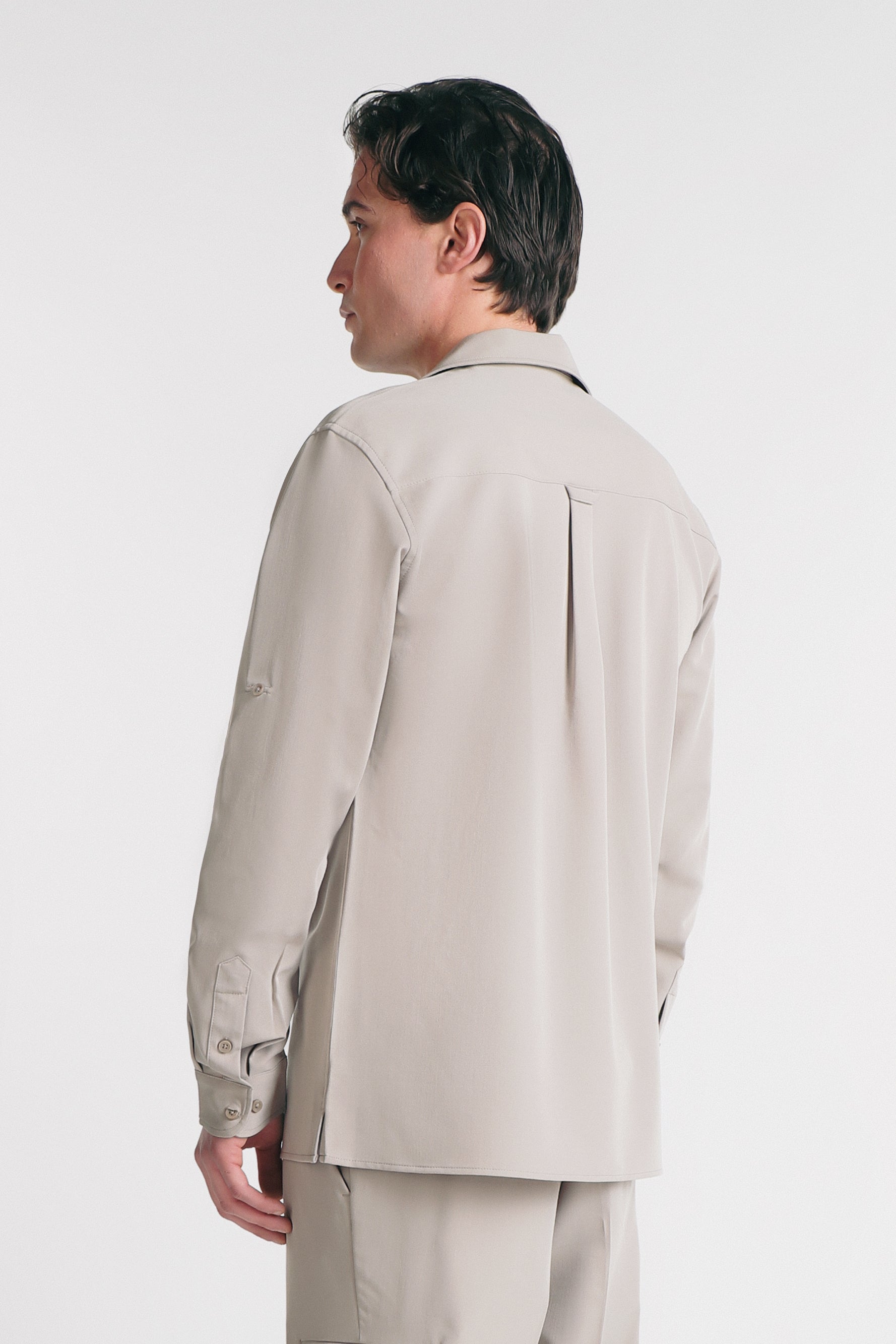 GIUBBOTTO OVERSHIRT SABBIA - Sonnybono