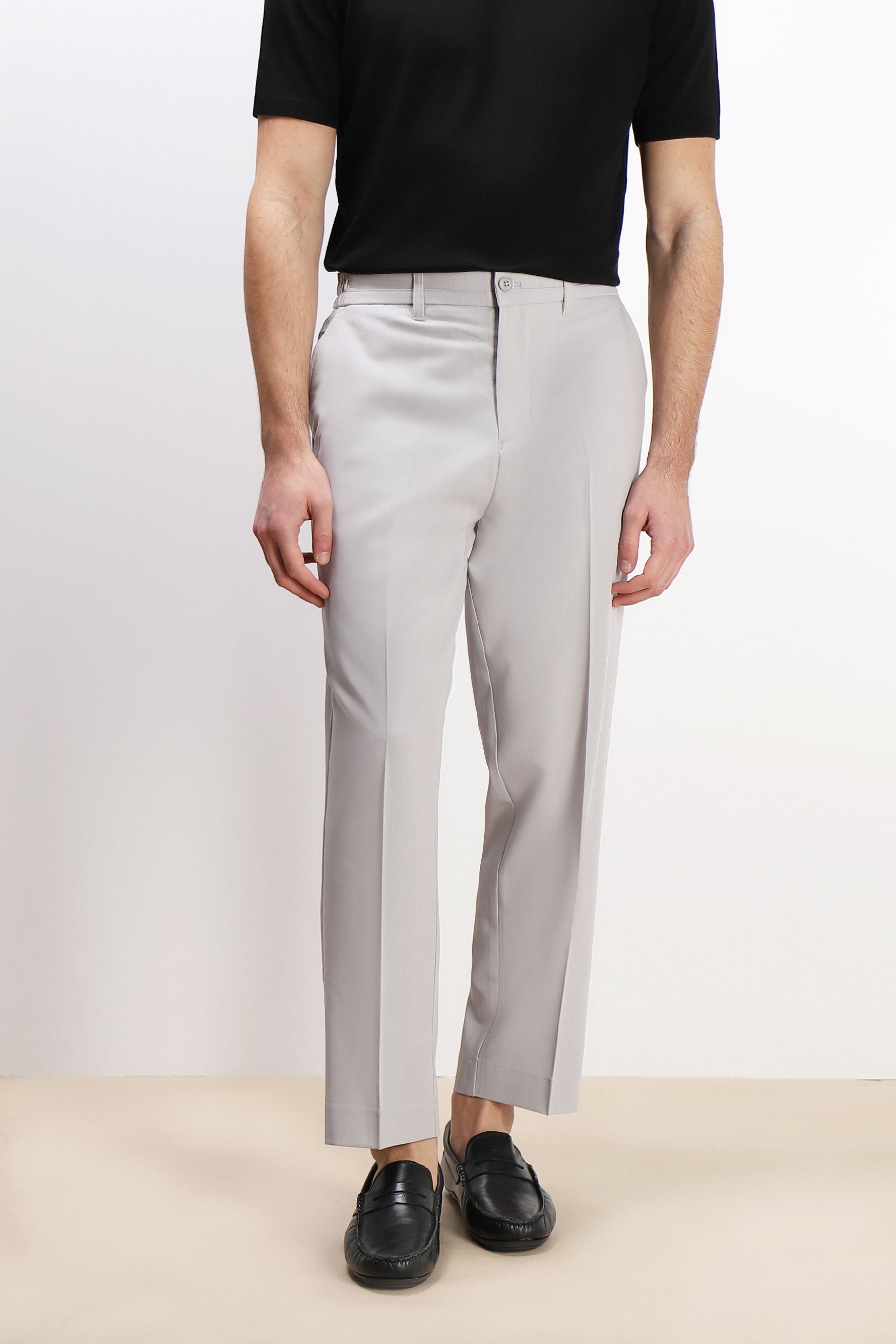 PANTALONE JOGGER MORBIDO GRIGIO GHIACCIO