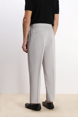 PANTALONE JOGGER MORBIDO GRIGIO GHIACCIO