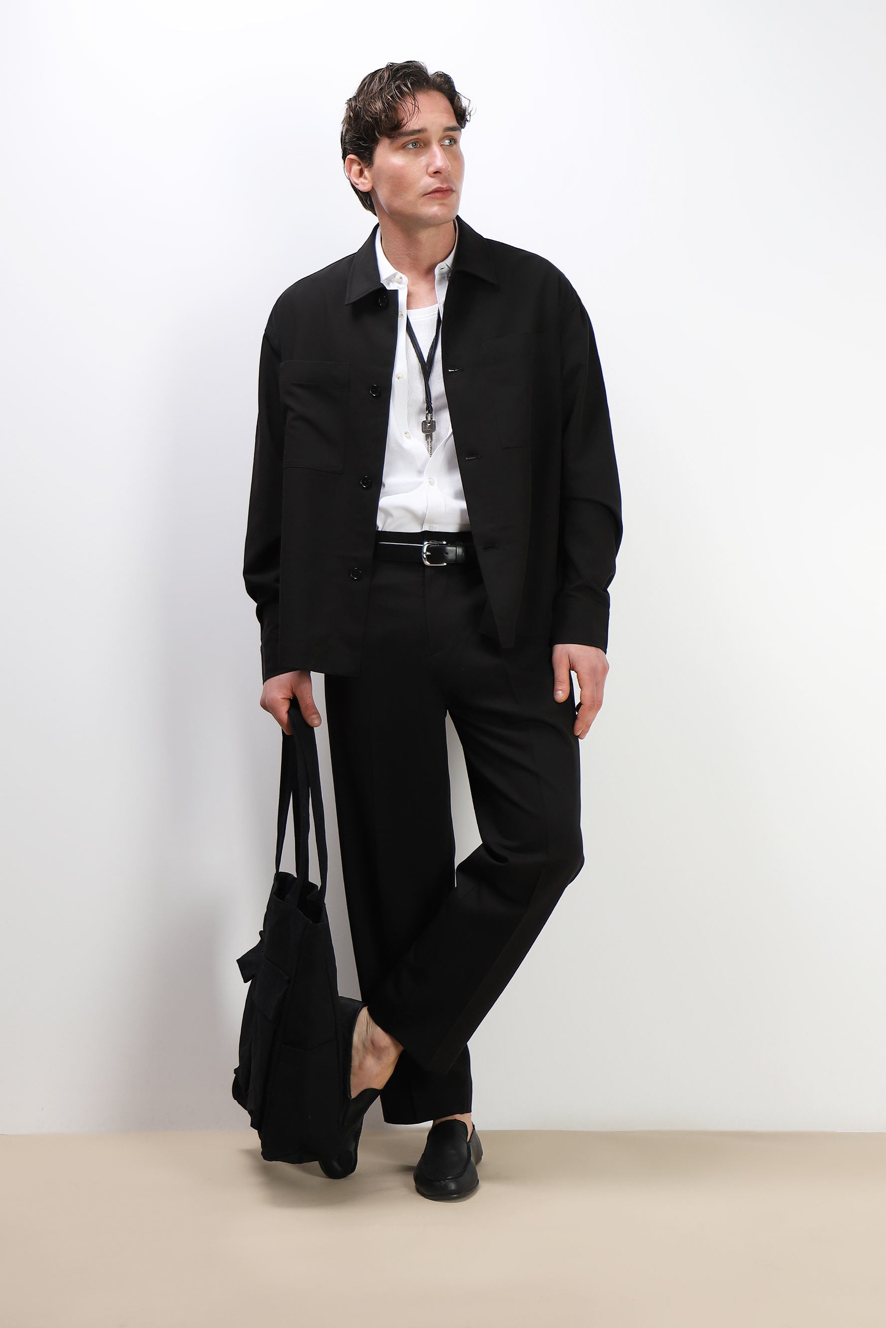 PANTALONE JOGGER MORBIDO NERO