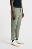 PANTALONI STRETCH CON TASCONE VERDE MILITARE - Sonnybono