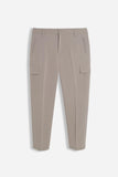 PANTALONE MORBIDO CON TASCONI SABBIA