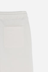 PANTALONE IN FELPA JOGGER PANNA
