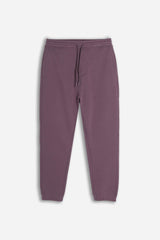 PANTALONE IN FELPA JOGGER PRUGNA