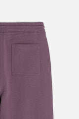 PANTALONE IN FELPA JOGGER PRUGNA