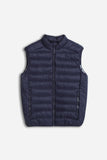 GILET LEGGERO TRAPUNTATO BLEU - Sonnybono