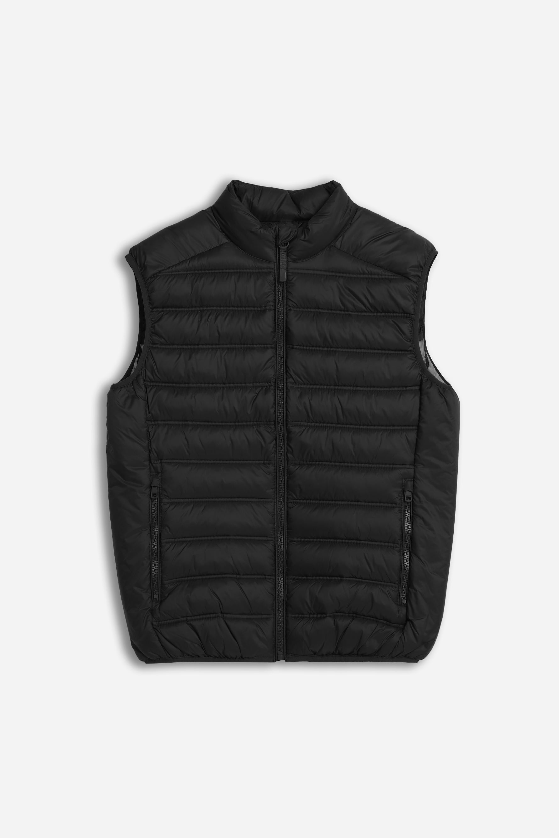 GILET LEGGERO TRAPUNTATO NERO - Sonnybono
