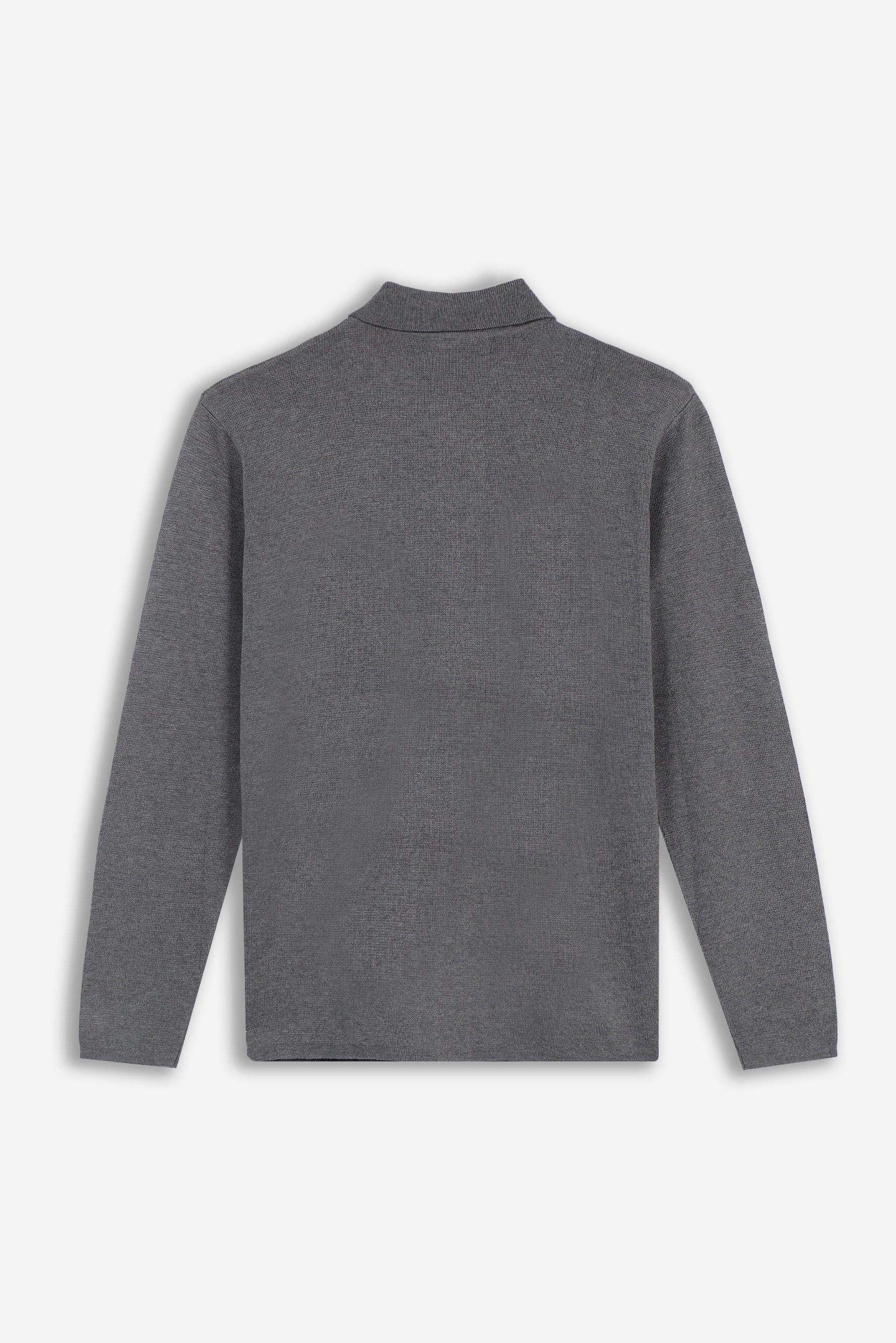 MAGLIA OVERSHIRT IN PUNTO MILANO GRIGIO MEDIO - Sonnybono