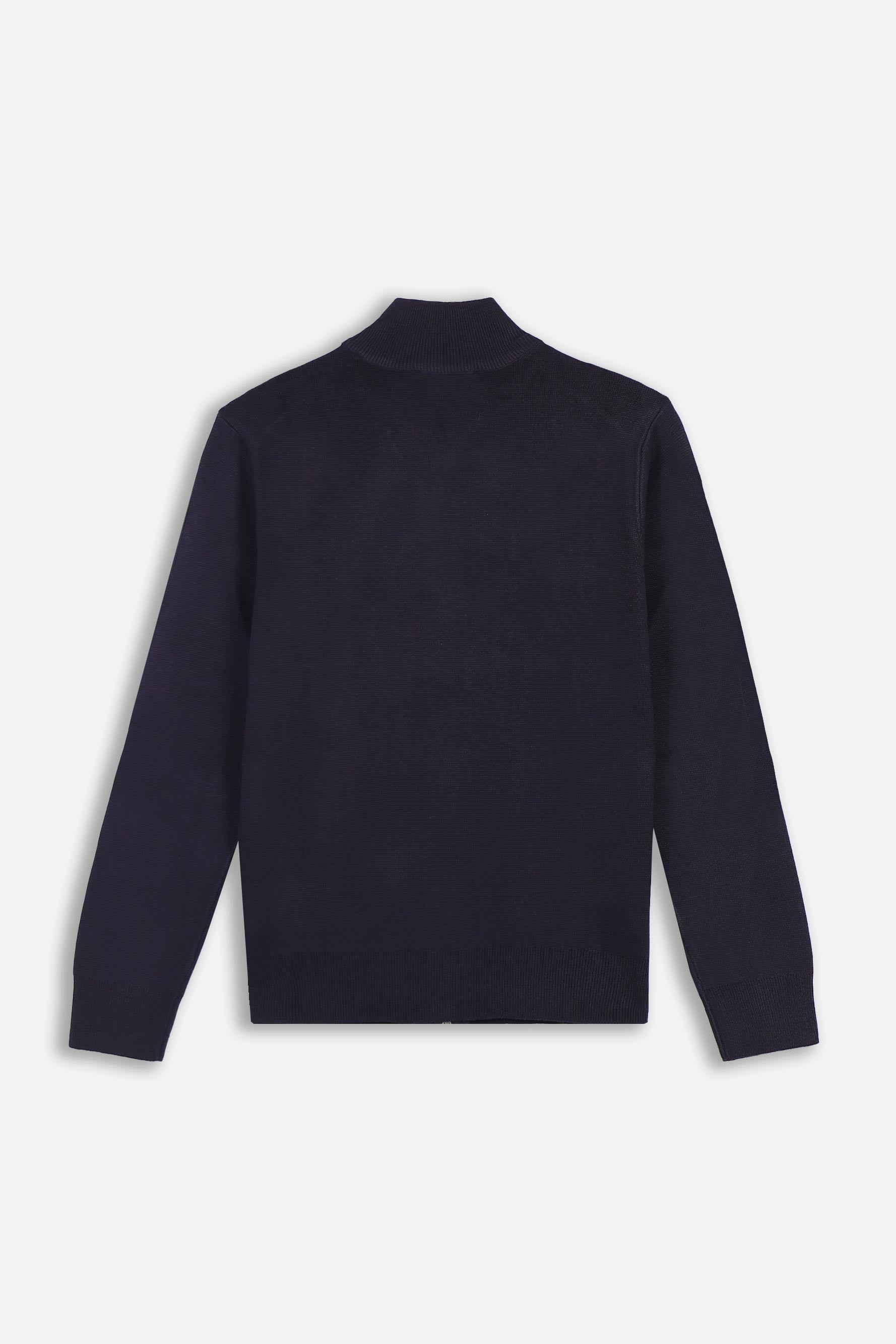 MAGLIA BOMBER IN PUNTO MILANO BLEU - Sonnybono