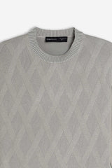 MAGLIA GIROCOLLO STRUTTURATA VANISE' BEIGE CHIARO