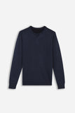 MAGLIA GIROCOLLO BLEU