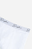 BOXER CON ELASTICO A CONTRASTO BIANCO