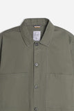OVERSHIRT IN COTONE DOPPIA TASCA FRONTALE VERDE MILITARE