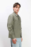 OVERSHIRT IN COTONE DOPPIA TASCA FRONTALE VERDE MILITARE