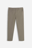 PANTALONE CHINO BASIC COTONE VERDE MILITARE