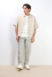 DENIM CARGO BAGGY VERDE MUSCHIO