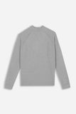 MAGLIA MEZZO COLLO A COSTINE M G.CHIARO