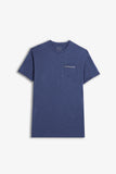 T-SHIRT SLUB CON TASCHINO BLU JEANS - Sonnybono