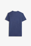 T-SHIRT SLUB CON TASCHINO BLU JEANS - Sonnybono