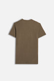T-SHIRT SLUB CON TASCHINO FANGO - Sonnybono