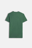 T-SHIRT SLUB CON TASCHINO VERDE - Sonnybono