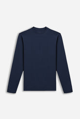 T-SHIRT GIROCOLLO MANICA LUNGA BLEU