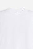 T-SHIRT STRETCH GIROCOLLO MANICA LUNGA BIANCO