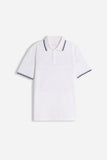 POLO IN PIQUET BASIC BIANCO