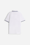 POLO IN PIQUET BASIC BIANCO