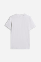 T-SHIRT GIROCOLLO ELASTICIZZATA BIANCO