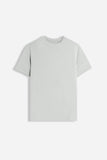 T-SHIRT GIROCOLLO BASIC STRETCH GRIGIO GHIACCIO