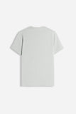 T-SHIRT GIROCOLLO BASIC STRETCH GRIGIO GHIACCIO