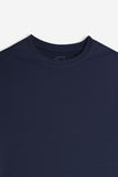 T-SHIRT GIROCOLLO MANICA CORTA BLEU