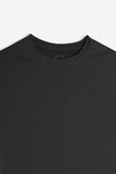 T-SHIRT GIROCOLLO MANICA CORTA NERO