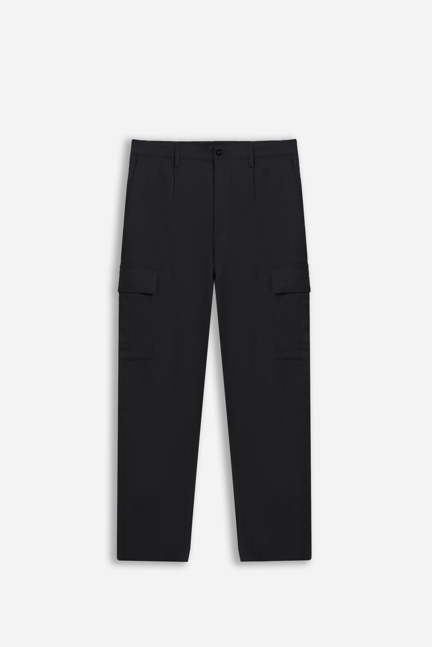 PANTALONE CON TASCONI ED ELASTICO IN VITA NERO - Sonnybono