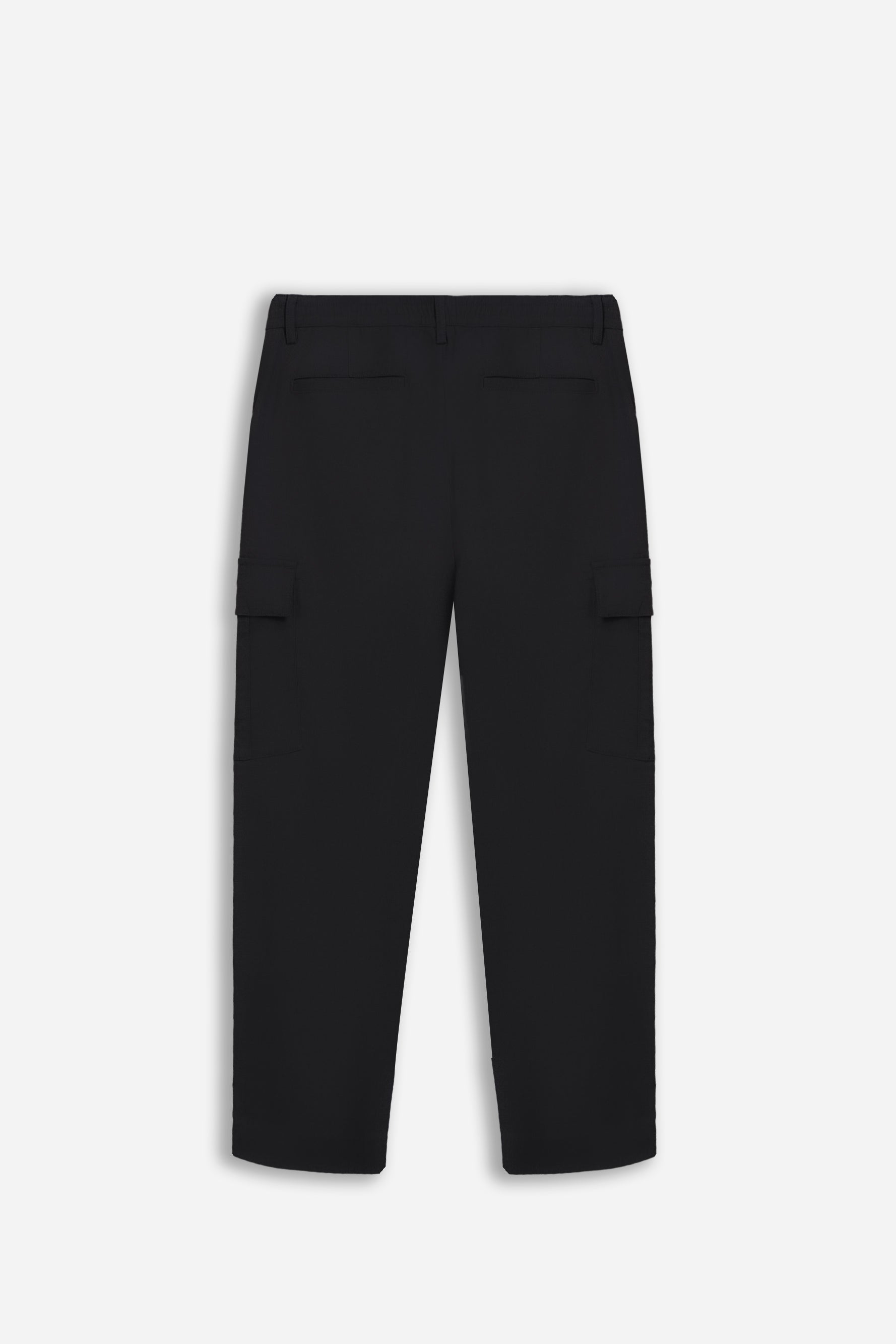 PANTALONE CON TASCONI ED ELASTICO IN VITA NERO - Sonnybono