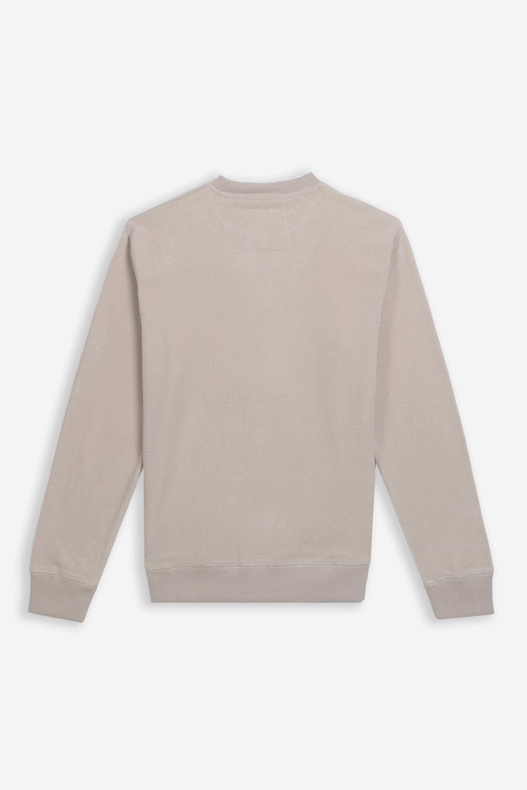 FELPA GIROCOLLO IN PILE BEIGE CHIARO - Sonnybono