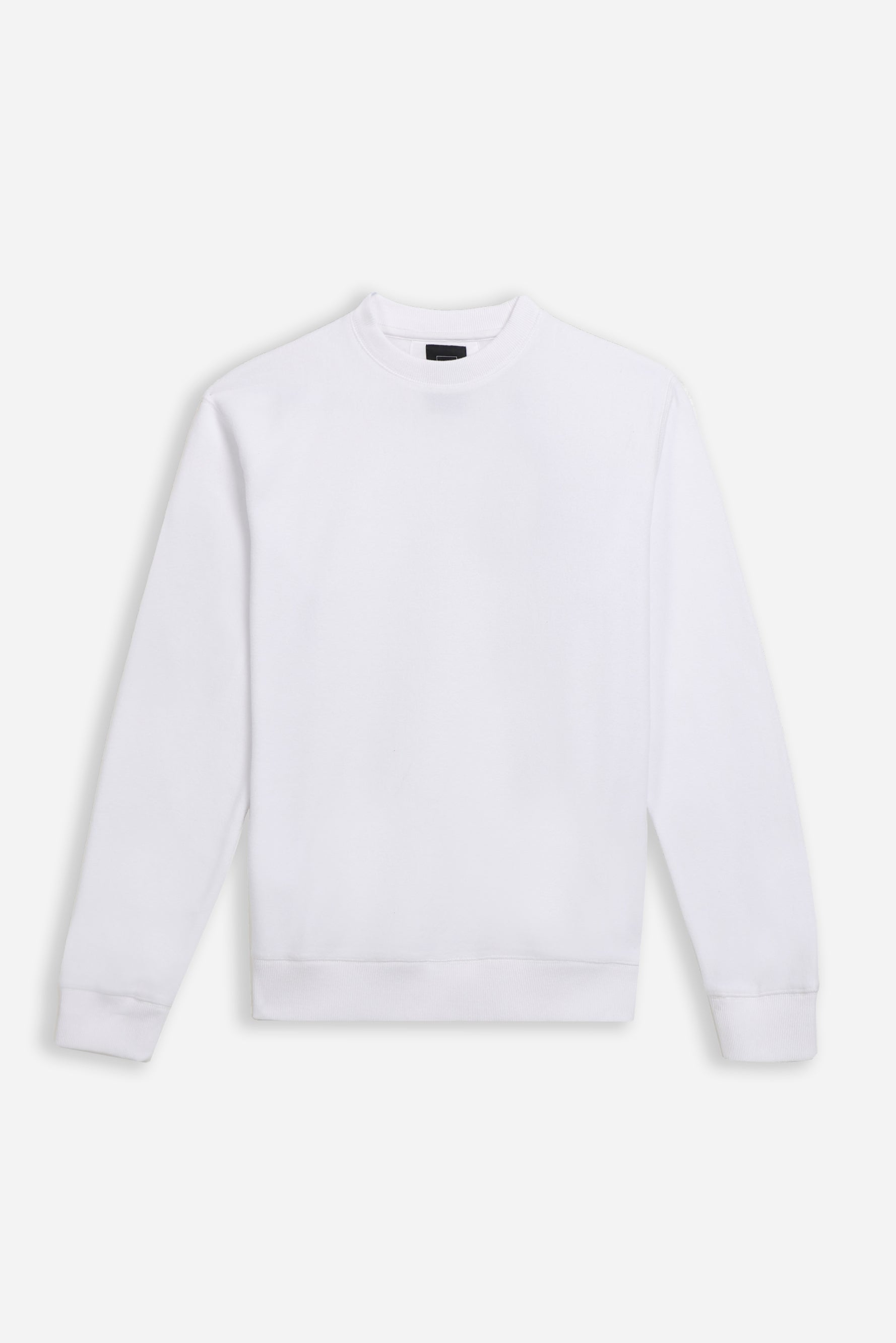 FELPA GIROCOLLO IN PILE BIANCO - Sonnybono