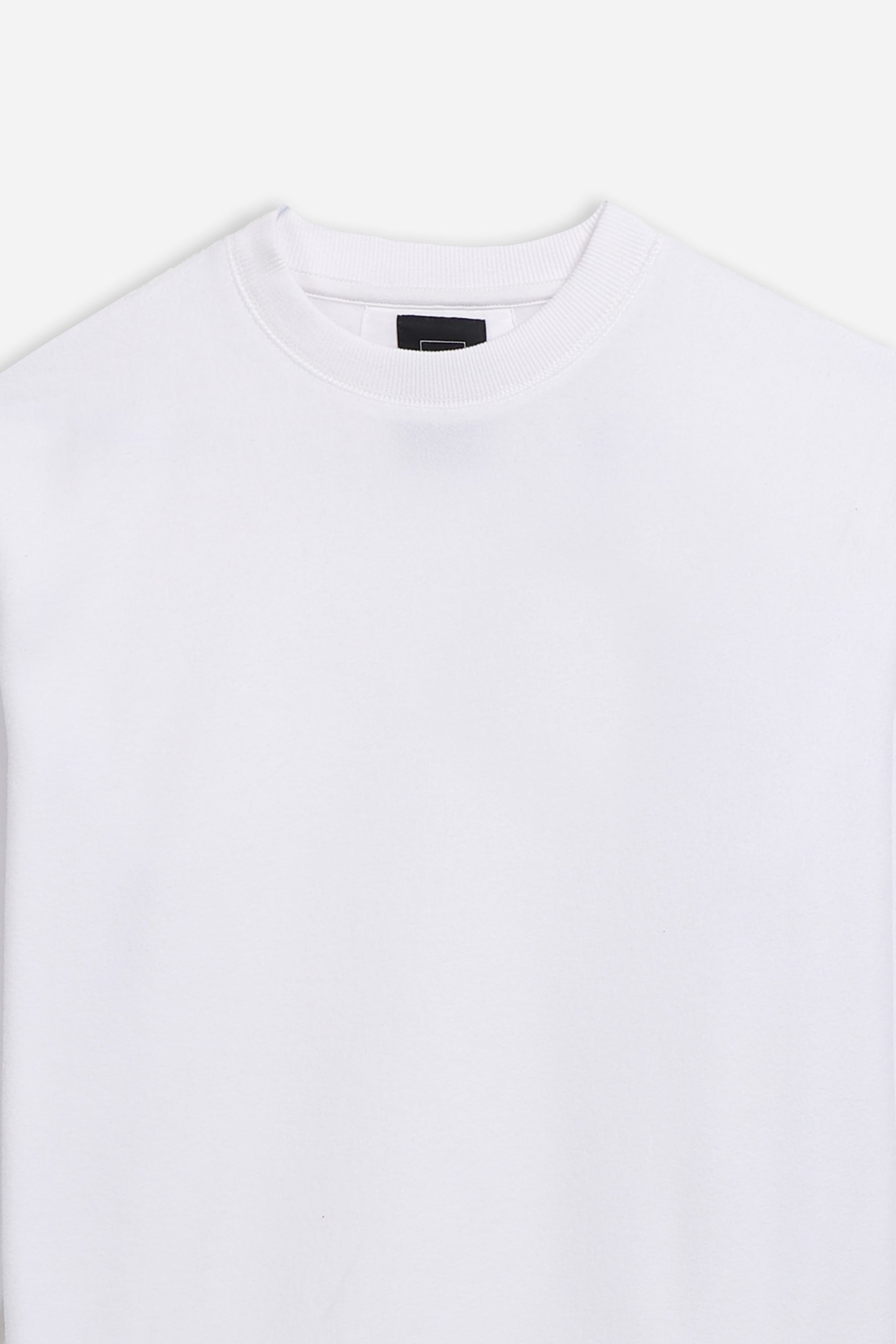 FELPA GIROCOLLO IN PILE BIANCO - Sonnybono